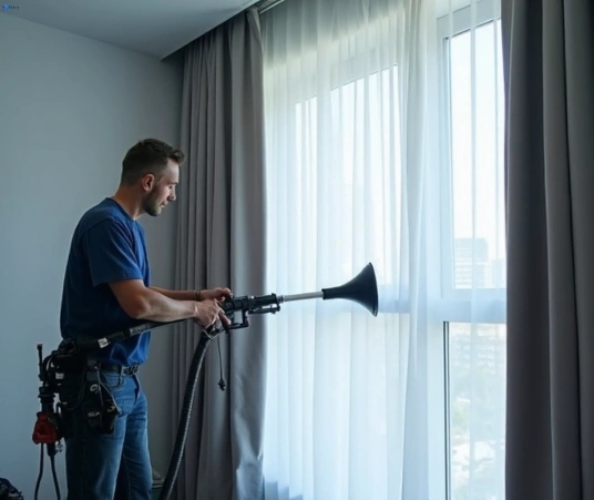 Professional drapes cleaning process tools Matty Curtain Cleaning black-rock-vic