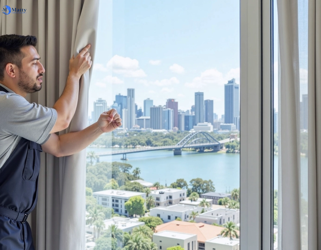 Professional curtain steam cleaning service black-rock-vic QLD by Matty Curtain Cleaning