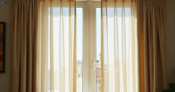 Dull dusty drapes in black-rock-vic before professional cleaning